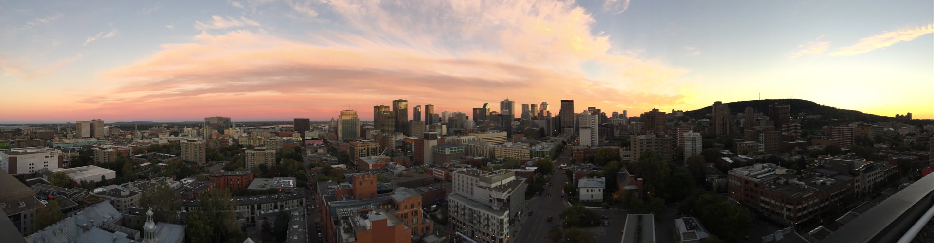 Vue panoramique Montreal